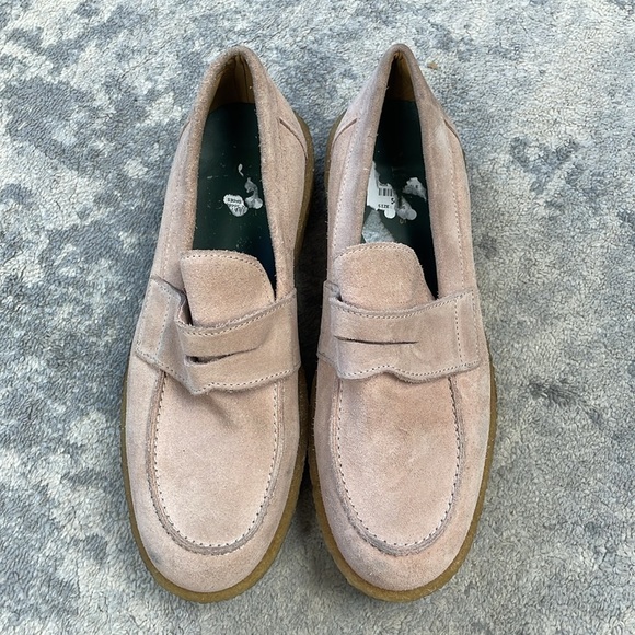 Vinnys Creeper Suede Penny Loafer Blush Beige Preppy main image 8